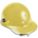 CASQUE DE SÉCURITÉ, CSA Z94.1-2005, TYPE 1, CLASSE C/G, FIBRE VERRE, CLIQUET À 8 POINTS, BORD AVANT, JAUNE