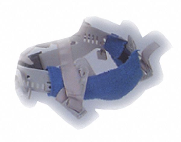 DYNAMIC SWEAT/COMFORT BAND, USE WITH HARD HAT, BLUE, ONE SIZE, FOAM/TERRY  CLOTH/VELCRO,PK 10 - Hard Hat Liners - DSIHPSB470