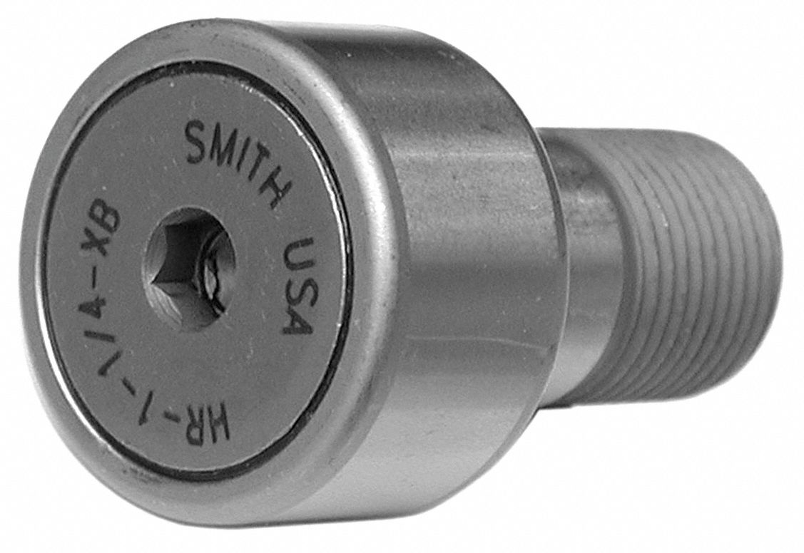 SMITH BEARING, 1 3/8 in Dia, Heavy, Cam Follower - 11Y033|HR SMITH BEARING, 1 3/8 in Dia, Heavy, Cam Follower - 11Y033|HR