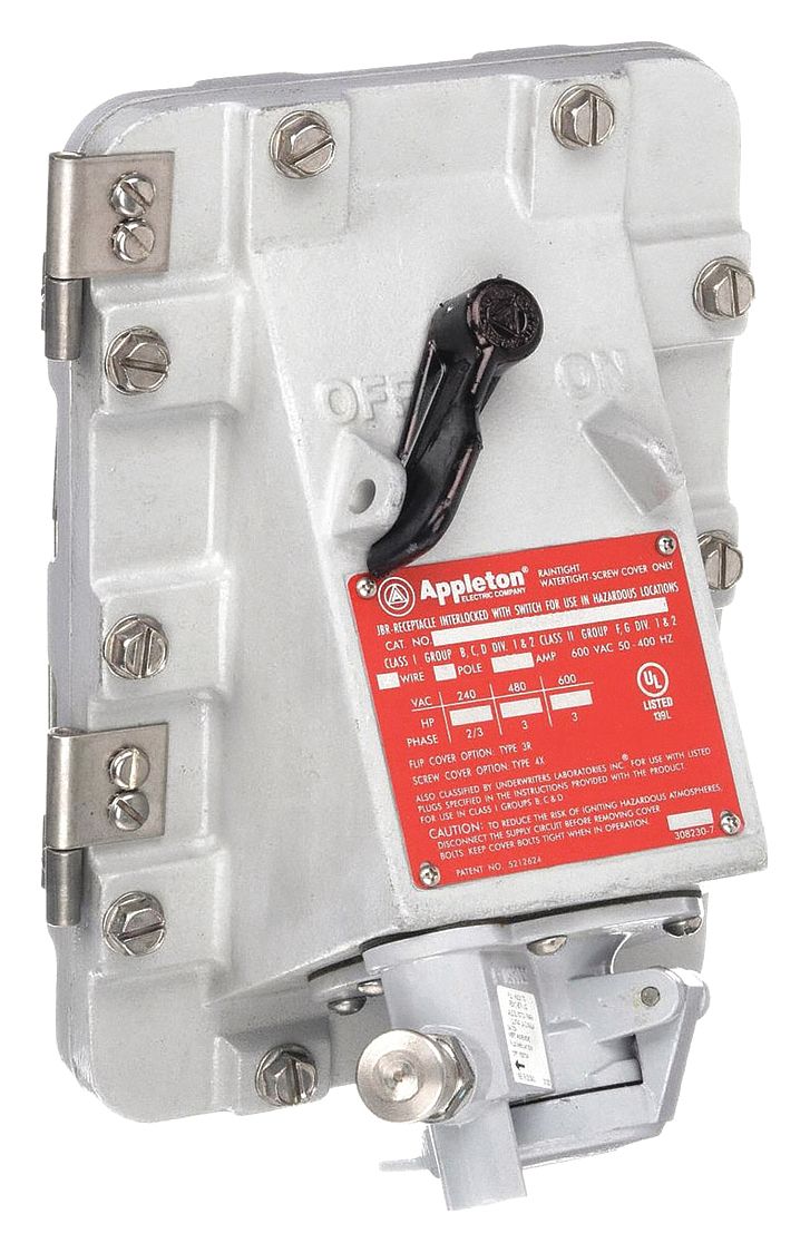 Receptacle: Non-Fused, 240/480/600V