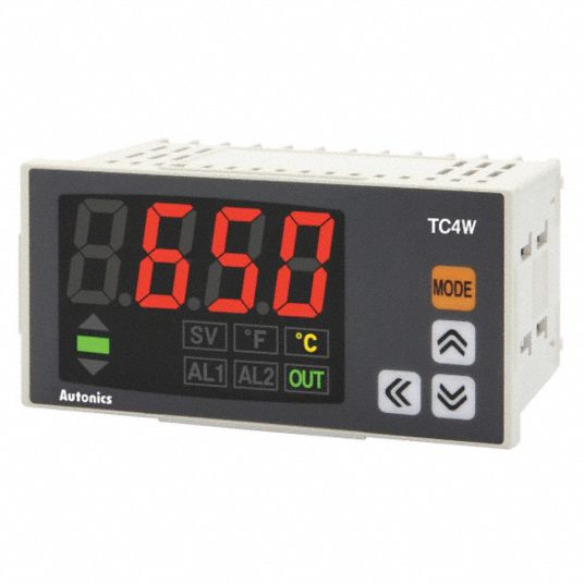 Autonics Rtd J Or K Thermocouple Digital Panel Mount Thermometer 148 To 2192 Temp Range F 11y551 Tc4w N4n Grainger