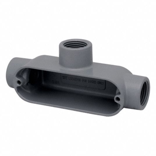 GRAINGER APPROVED Conduit Outlet Body, Aluminum, T 11Y58811Y588