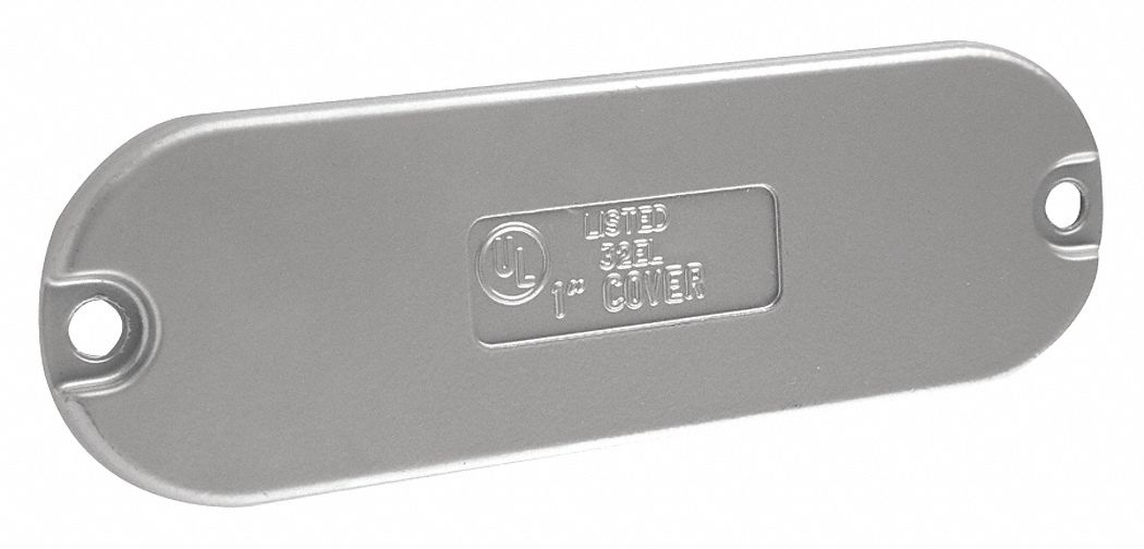 GRAINGER APPROVED Conduit Body Cover, Diecast Aluminum 11Y59111Y591