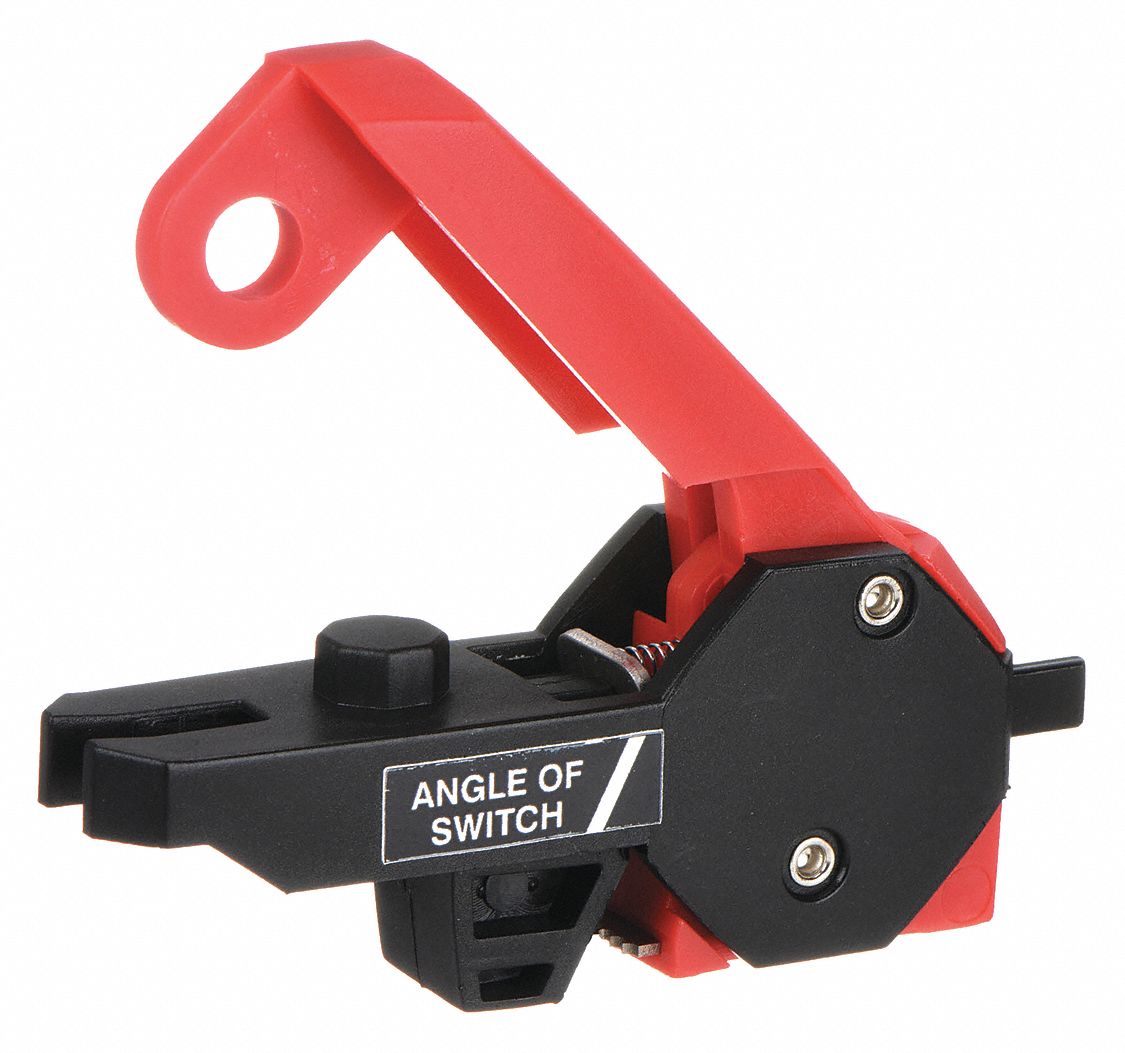 CIRCUIT BREAKER LOCKOUT, CLAMP-ON, FOR 120/240V AC VOLT