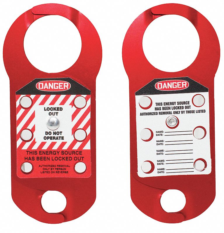 ACCUFORM Lockout Hasp, Dual End Lockout Hasp Style, Aluminum 11Y787