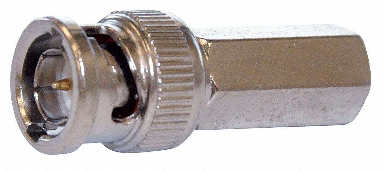 COUPLER,CABLE,BNC/MALE,RG59,PK10