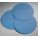 PSA SANDING DISC, 12 IN DIAMETER, NON-VACUUM, ZIRCONIA ALUMINA, 80 GRIT, Y WEIGHT COTTON