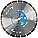 DIAMOND SAW BLADE, SEGMENTED, 14 IN, 1 IN/20 MM, DRY, 5460 RPM, FOR HIGH-SPEED SAWS