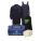 ARC FLASH CLOTHING KIT, LEVEL 4, SHORT COAT, FACE SHIELD, NAVY, LARGE, INDURA ULTRASOFT