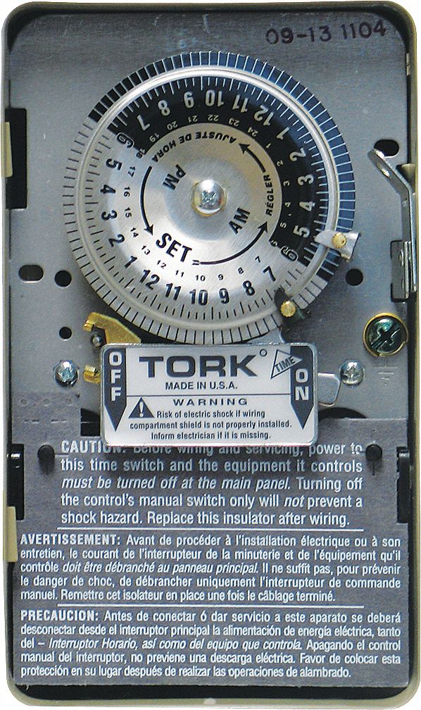 TORK TIMER 24HR 208277V DPST 40A NEMA1 WiFi and Wireless Thermostat
