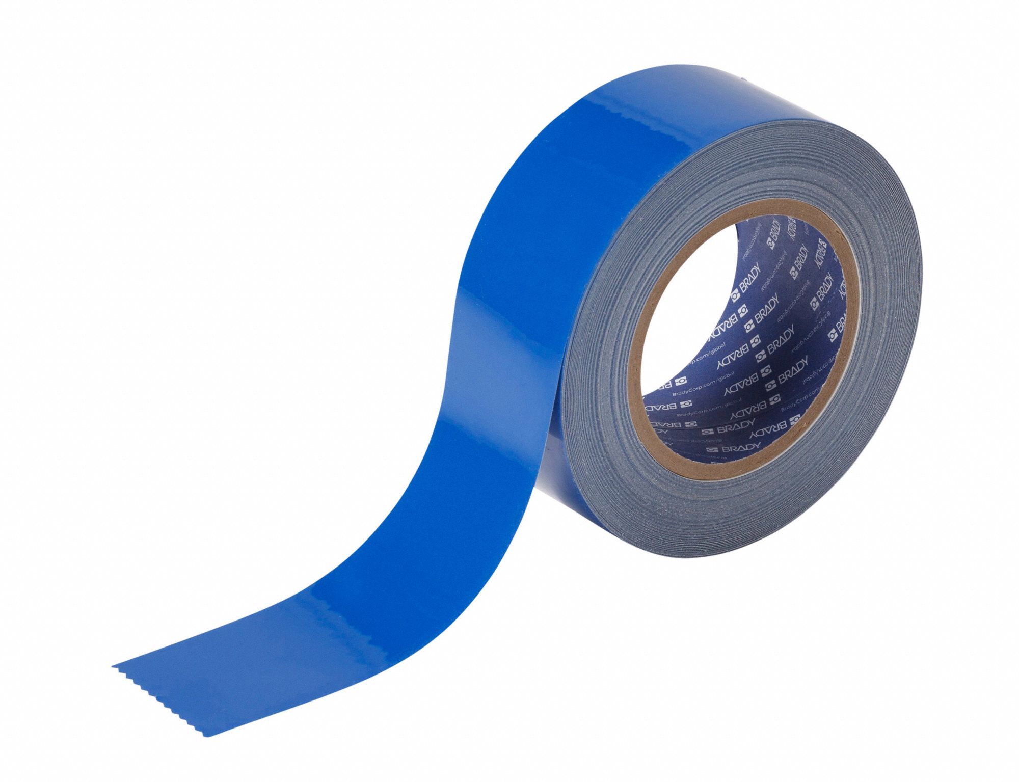 4 Yellow Tape with Blue Center Line - 100' Roll - Safety Floor Tape