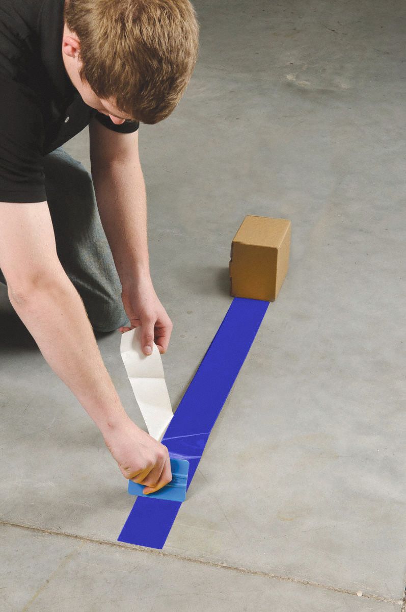 Brady 104344 Blue Floor Marking Tape - 3 Width x 100 ft Length