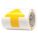 FLOOR MARKING TAPE, ARROW, SOLID, YELLOW, NO LEGEND, 2 IN X 5 IN, 8 MIL THICKNESS, BRADY, B-514, 52 PK