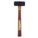 ENGINEERS HAMMER, STEEL, WOOD HANDLE, 3 LB HEAD WT, 15 IN OVERALL L, ROUND SHAPE, STEEL