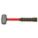 ENGINEERS HAMMER, STEEL, FIBREGLASS HANDLE, 3 LB HEAD WT, 14 IN OVERALL L, ROUND SHAPE, STEEL