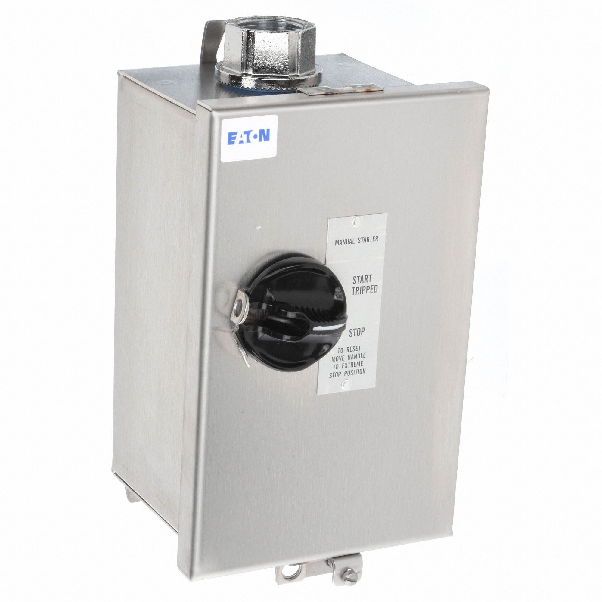 EATON Manual Motor Starter, M0 NEMA Size, Toggle, 4 Enclosure NEMA