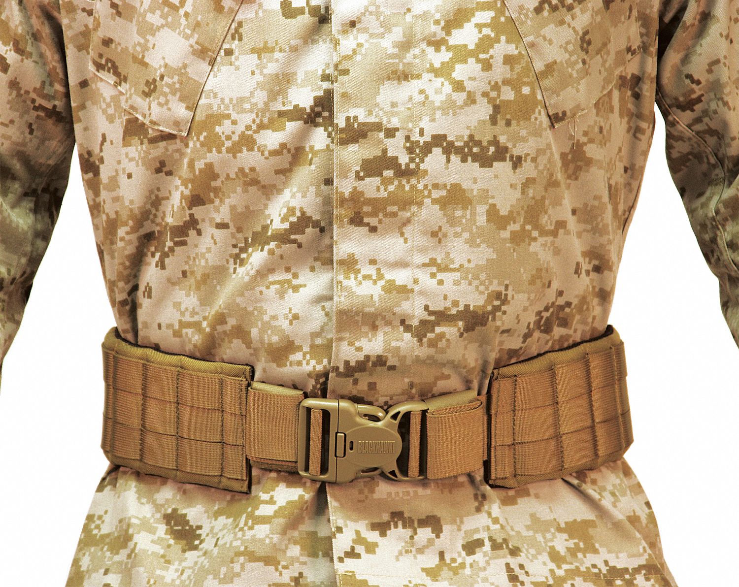 BLACKHAWK, S, 12 in Wd, Padded Patrol Belt 11Z61741PBT1 Grainger