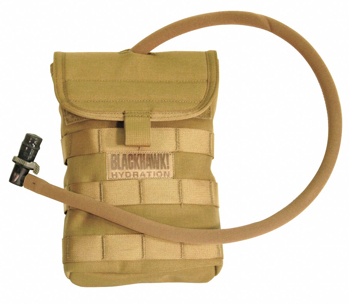 BLACKHAWK Side Hydration Pouch 40 oz/1.2 L, Tan, 10 in Dp, 6 in Lg, 3