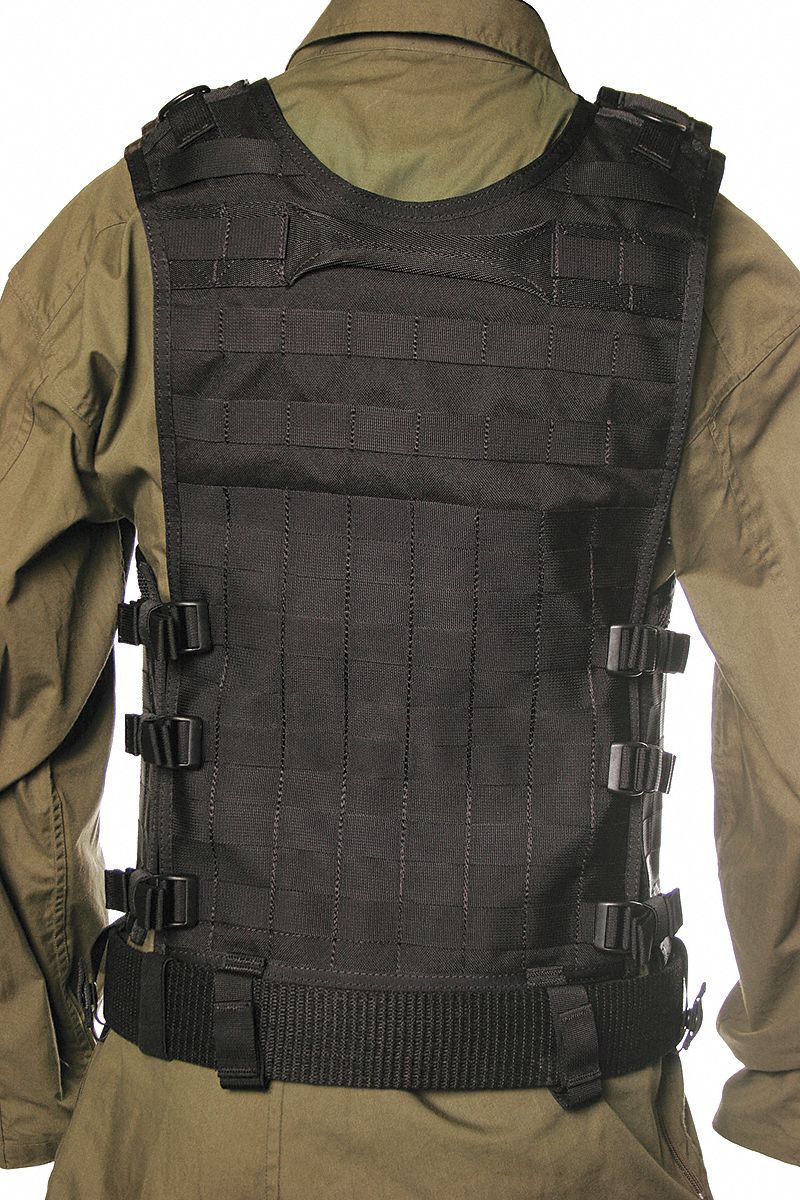 BLACKHAWK STRIKE Elite Vest, Black, - 11Z756|37CL66 - Grainger