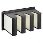 V-BANK AIR FILTER, 12 X 24 X 12 IN, MERV 13, SYNTHETIC, NUMBER OF VS: 4