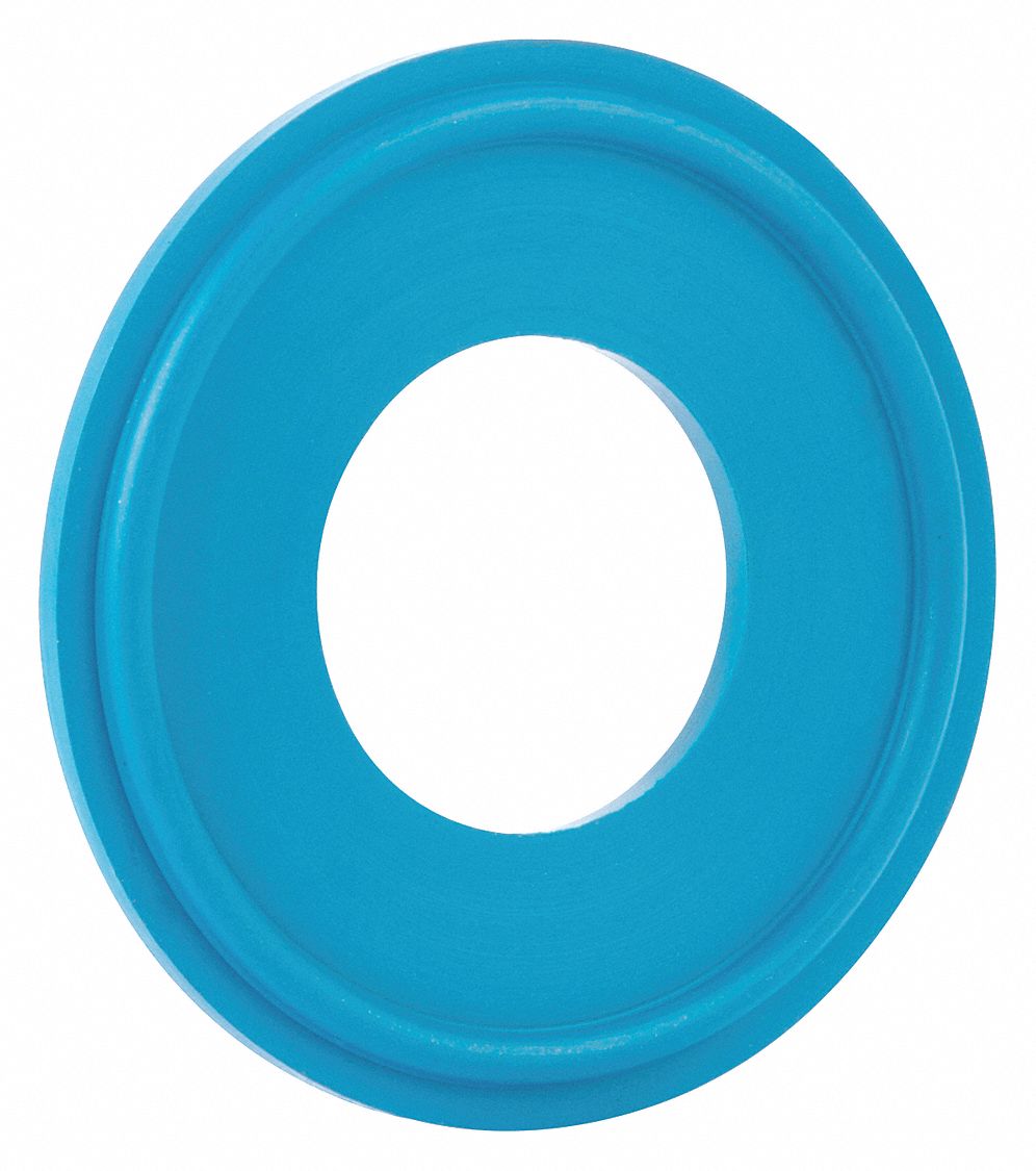 SANITARY GASKET: FKM, TRI-CLAMP, STD STYLE, FOR 2½ IN TUBE, X-RAY DETECTABLE