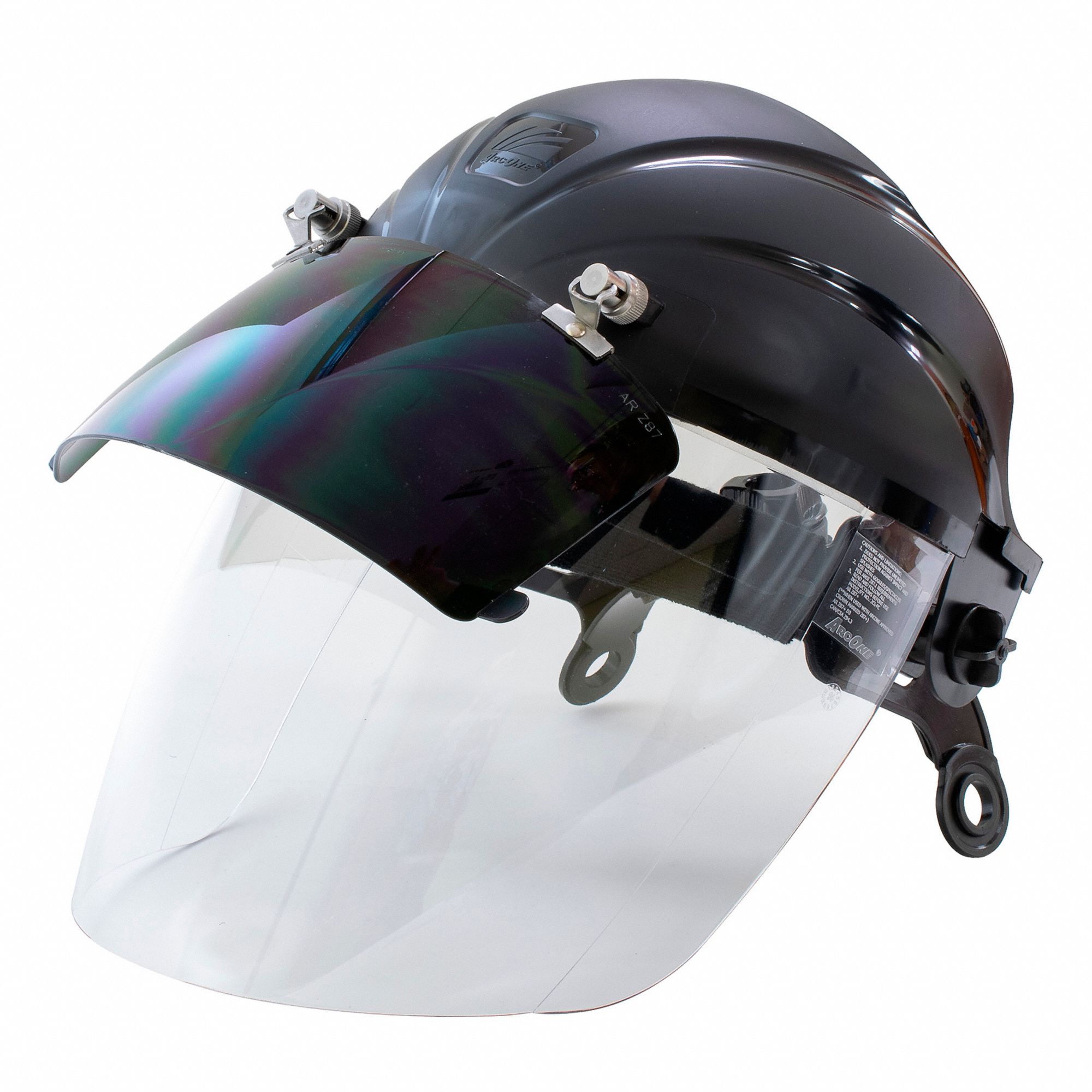 WELDING BROW GUARD, W/ FLIP FRONT, FILTER SHADE 5, WRAP AROUND, THICK, IR8 PLASMA
