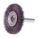 WHEEL BRUSH, WIRE, CRIMPED, 25000 MAX RPM, 1/4 IN SHANK, 2 1/2 IN BRUSH DIA/0.02 IN WIRE DIA