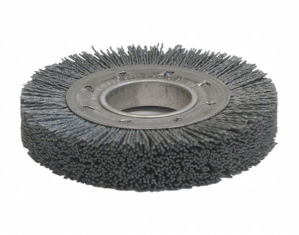 BRUSH WHEEL ABR WIDE FACE 6IN 80SC