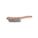 SCRATCH BRUSH, CURVED HANDLE, 3 X 19 ROWS, 13 11/16 OAL/6 IN BRUSH/1 1/8 IN TRIM, STAINLESS/WOOD