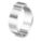 TWO EAR CLAMP, SILVER, 1/4 IN DIAMETER, STEEL/ZINC