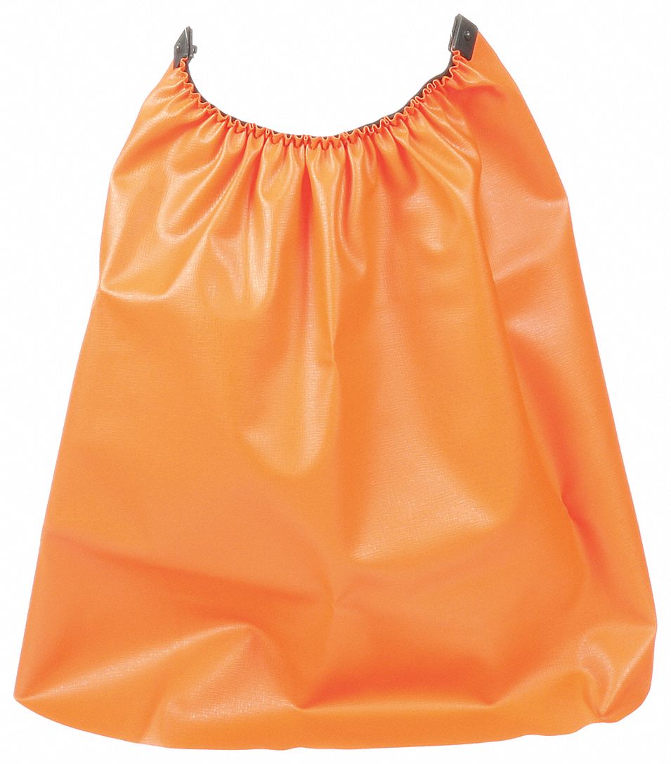 RAIN SHIELD, ORANGE, PVC COATED NYLON, 2½ X 1/5 X 5½ IN, FOR 3M HEADGEAR/HARD HATS