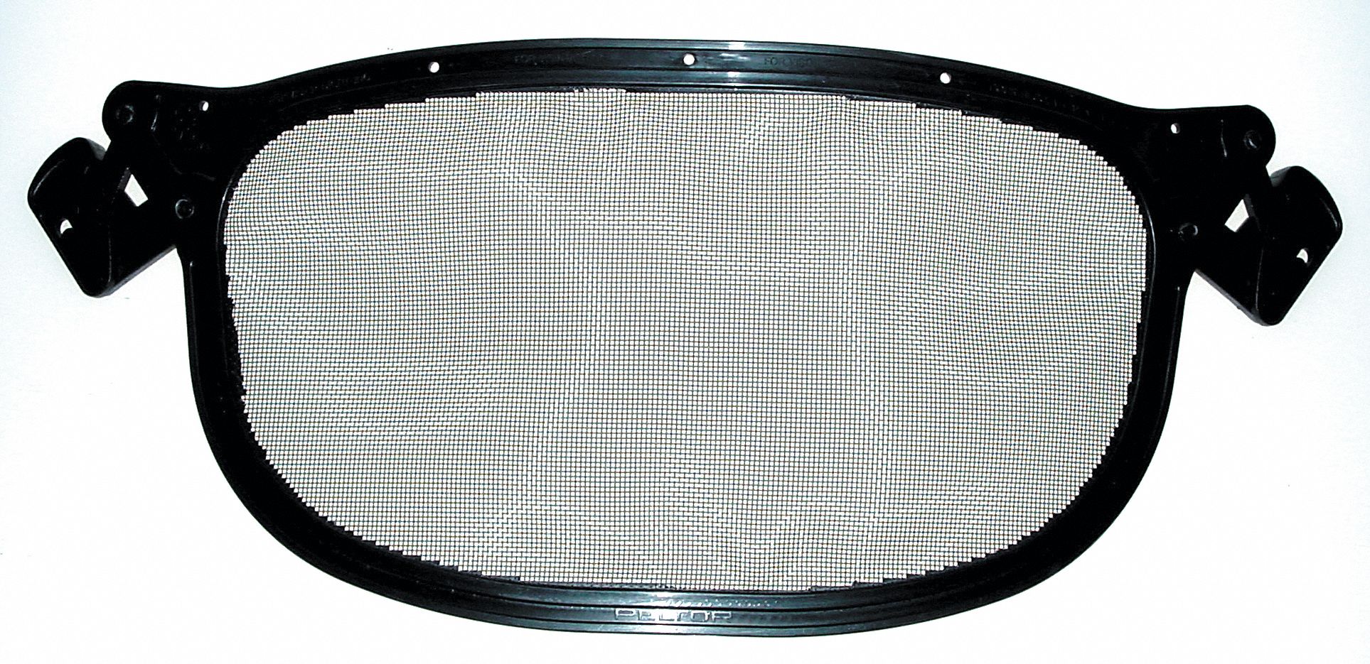 MOLDED VISOR, BLACK, NYLON MESH, 11½ X 6½ X 6½ IN, FOR 3M PELTOR CAP-MOUNTED EARMUFFS