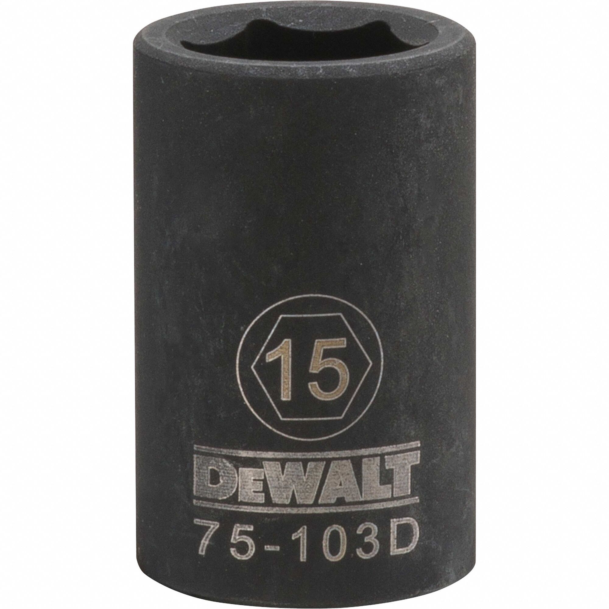 Drive Impact Socket 6PT 1/2in 15 mm