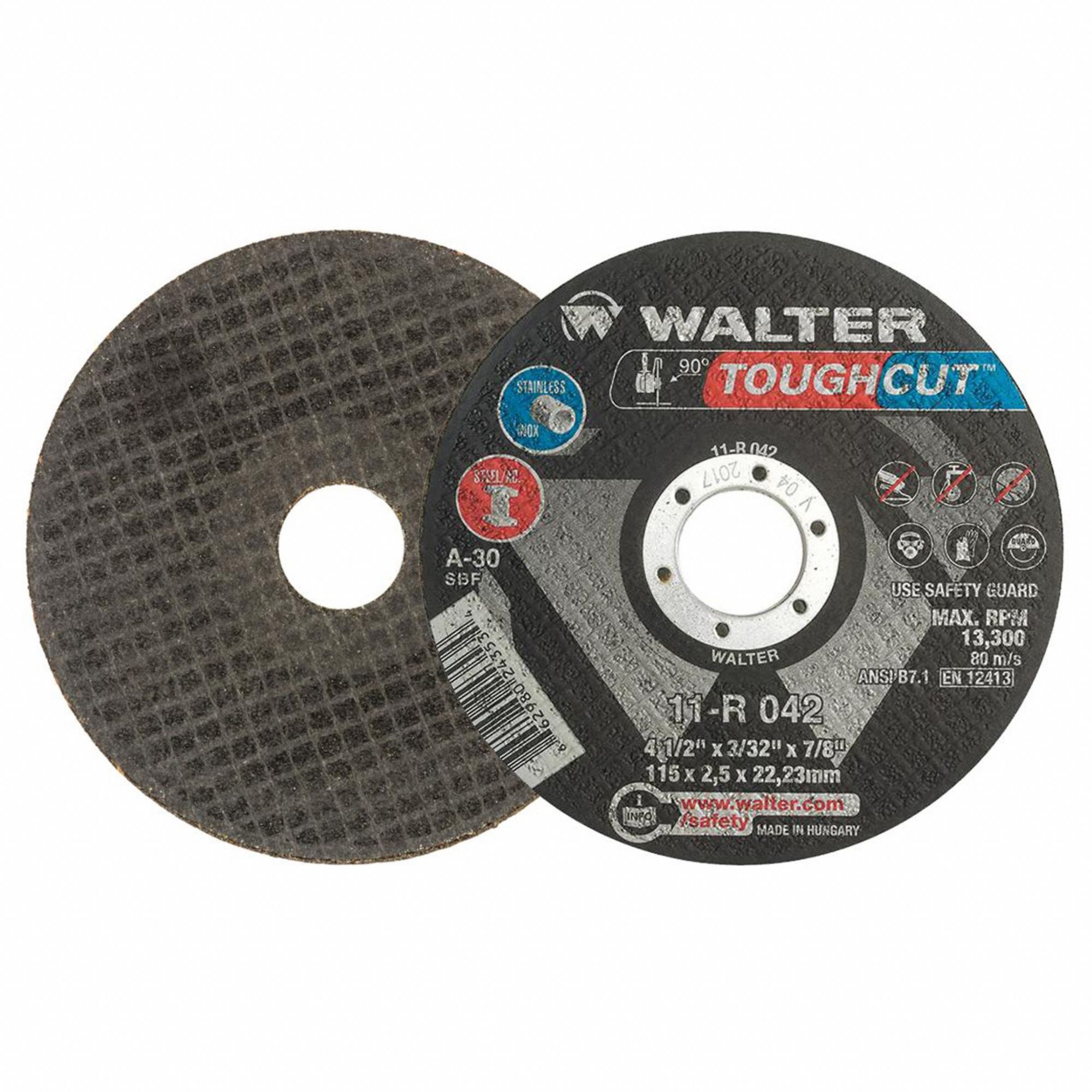 Cut-Off Wheel,  T1,  4-1/2x3/32x7/8