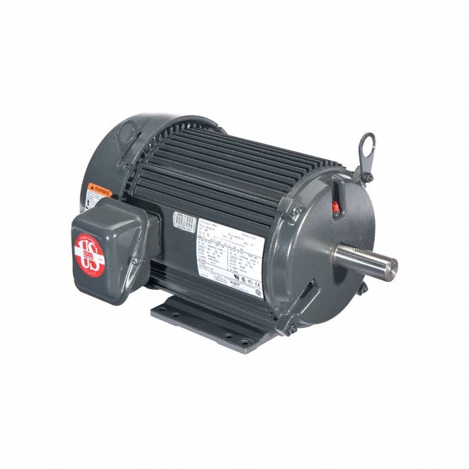 General Purpose Motor: Totally Enclosed Fan Cooled, Rigid Base Mount, 1 1/2 HP, 0-1, 100