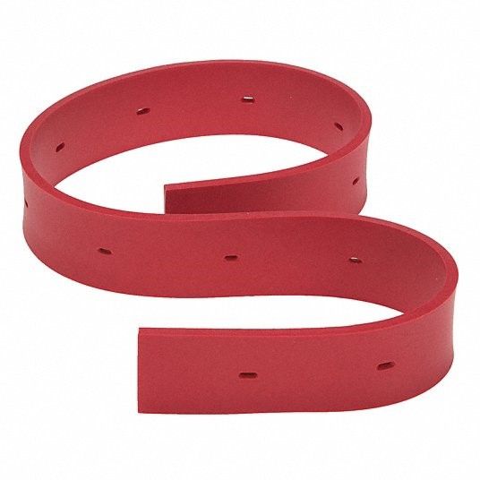 Rear Squeegee Blade: Rear Squeegee Blade, Rubber, 19 5/8 in Overall Lg, 6 5/8 in Overall Wd