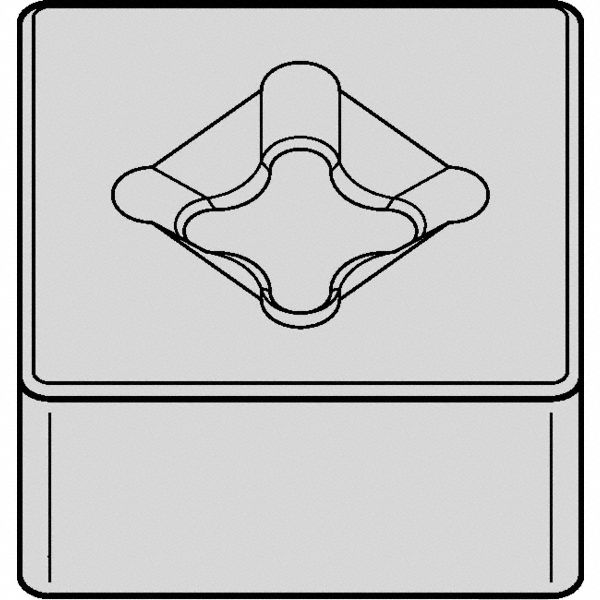 Square Turning Insert, SNMX, Ceramic