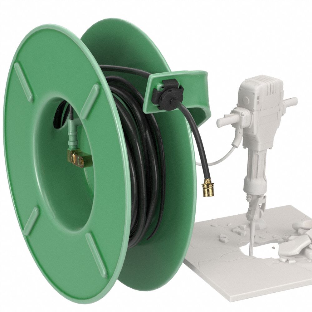 Oil & Hydraulic Oil Spring-Return Hose Reels