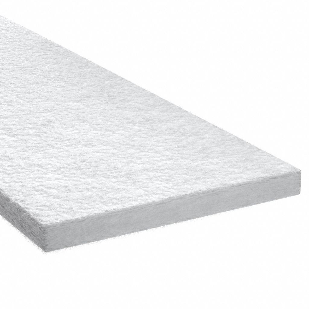 Simond Store Ceramic Fiber Insulation Blanket, Density-8 lb, 2400F, 1 inch x 24 inch x 25', Size: One Size