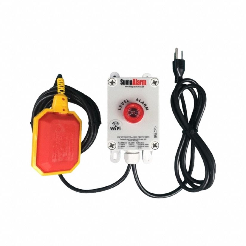 High Water Alarm: High Level, 120V AC, Auto/Manual, 90 dB, Audio/Visual, 1 Alarm Inputs