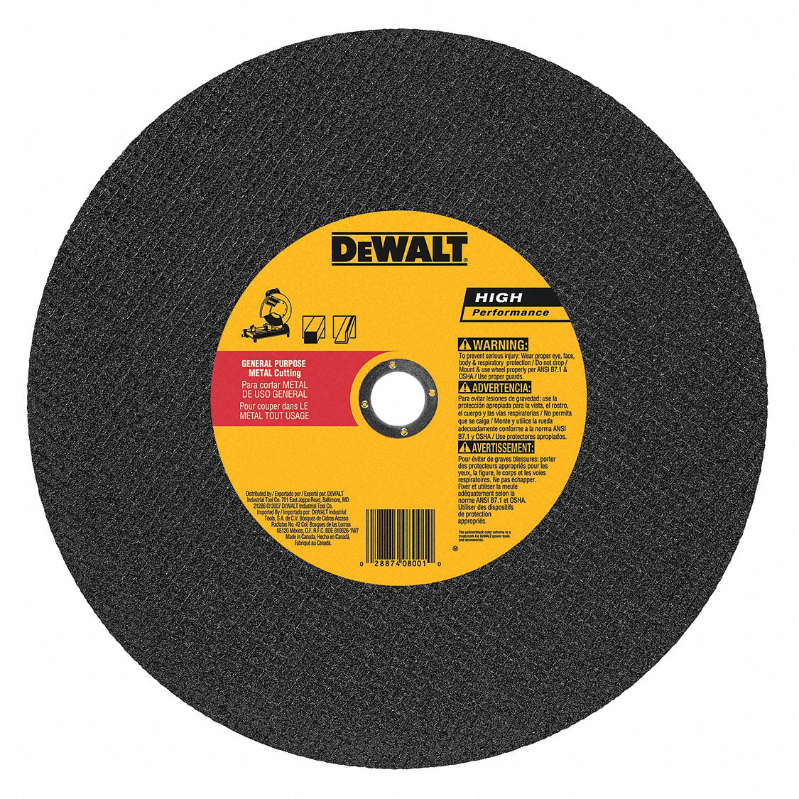 Abrasive Cut-Off Wheel 1 Connect. A24R