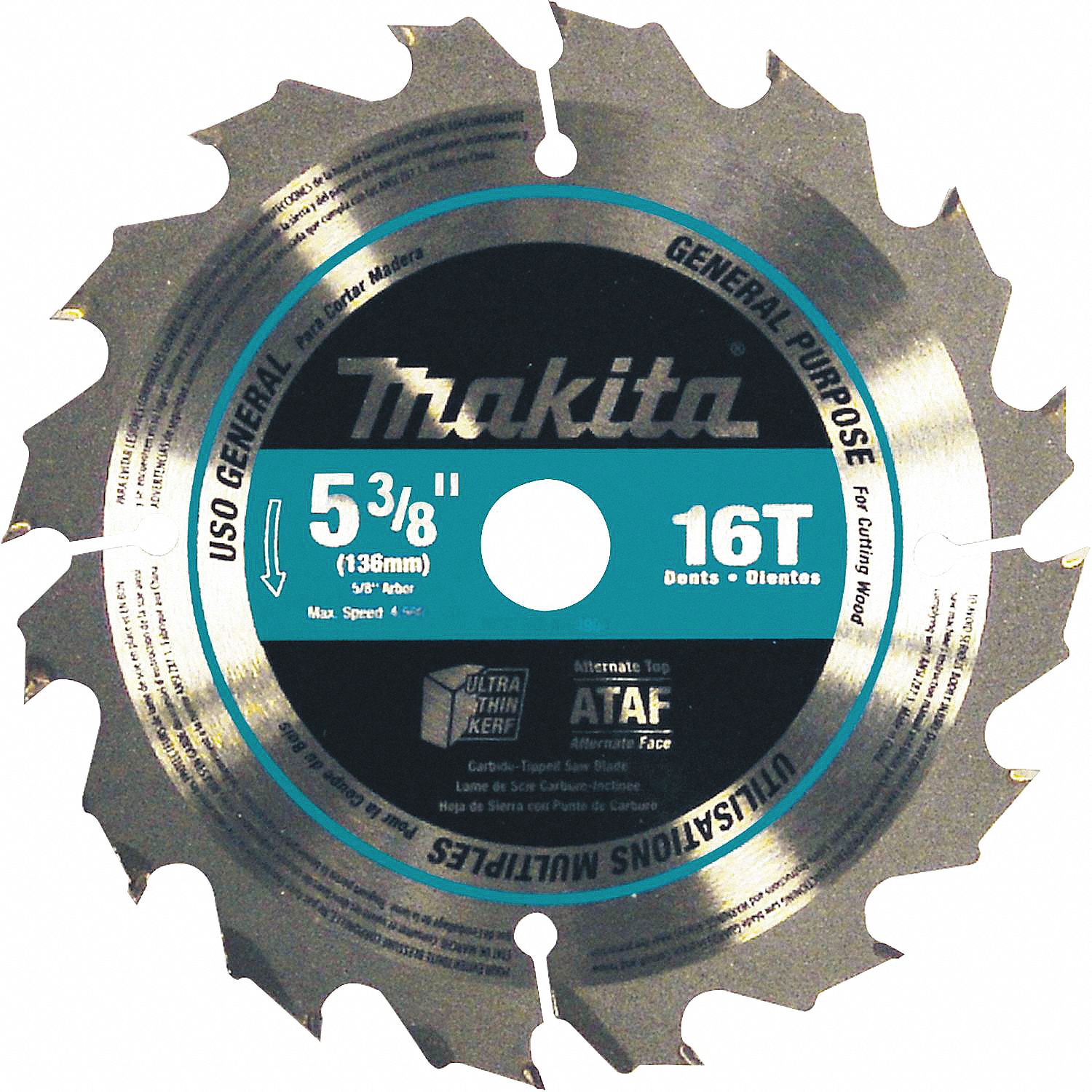 MAKITA, Circular Saw Blade 120Z44A94904 Grainger