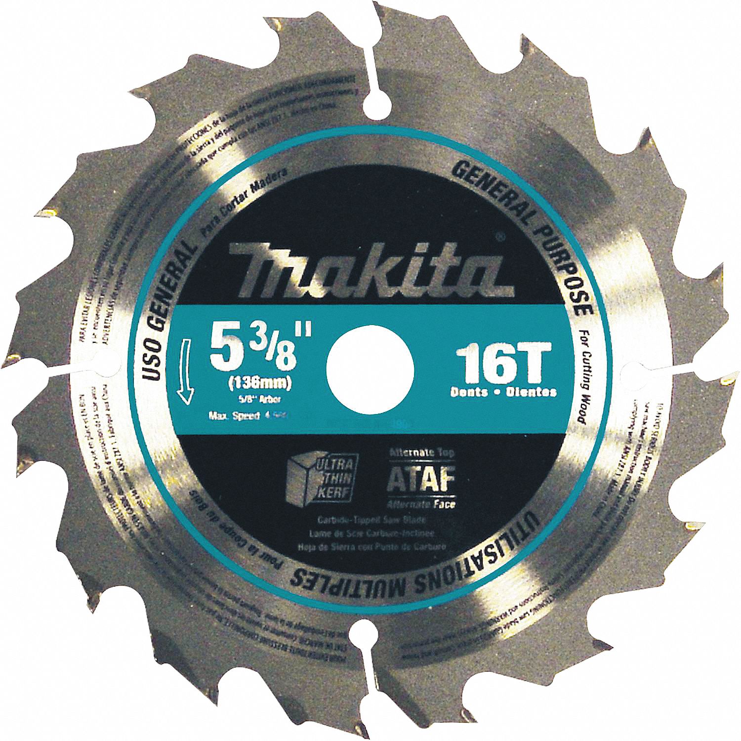 MAKITA, Circular Saw Blade - 120Z44|A-94904 - Grainger