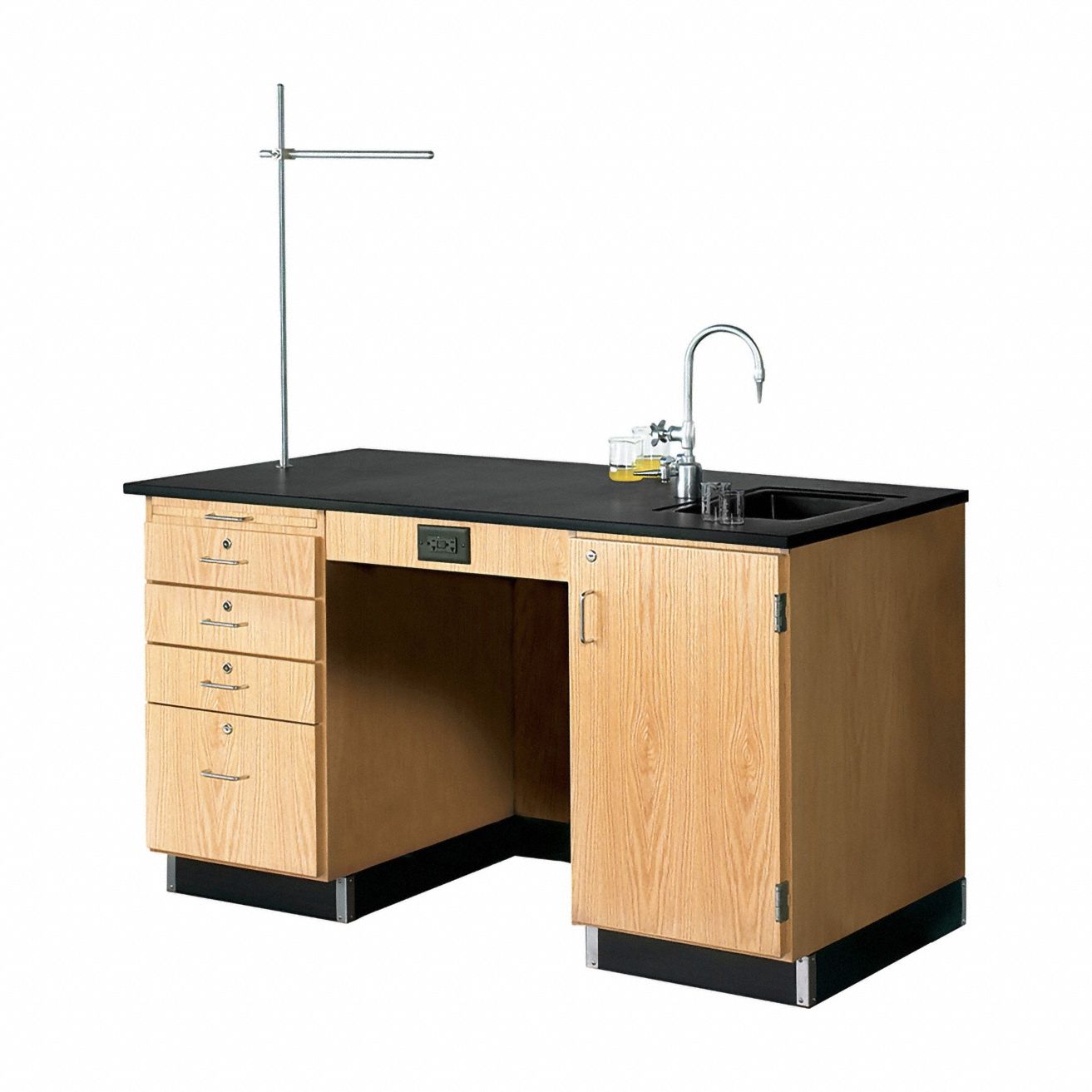 Instructor's Desk, Red,