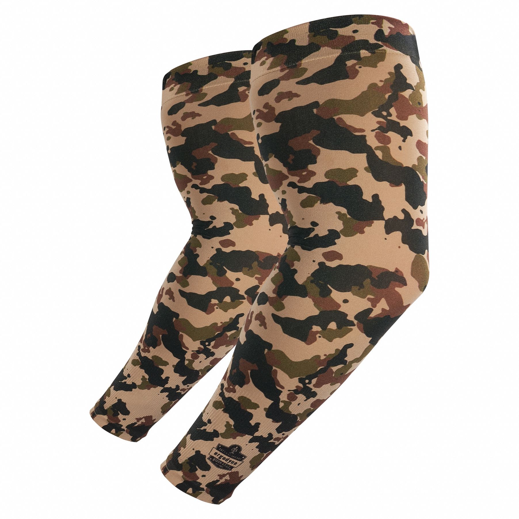 Arm Sleeve: Camo, Polyester/Spandex, M/L, Moisture-Wicking, 1 PR