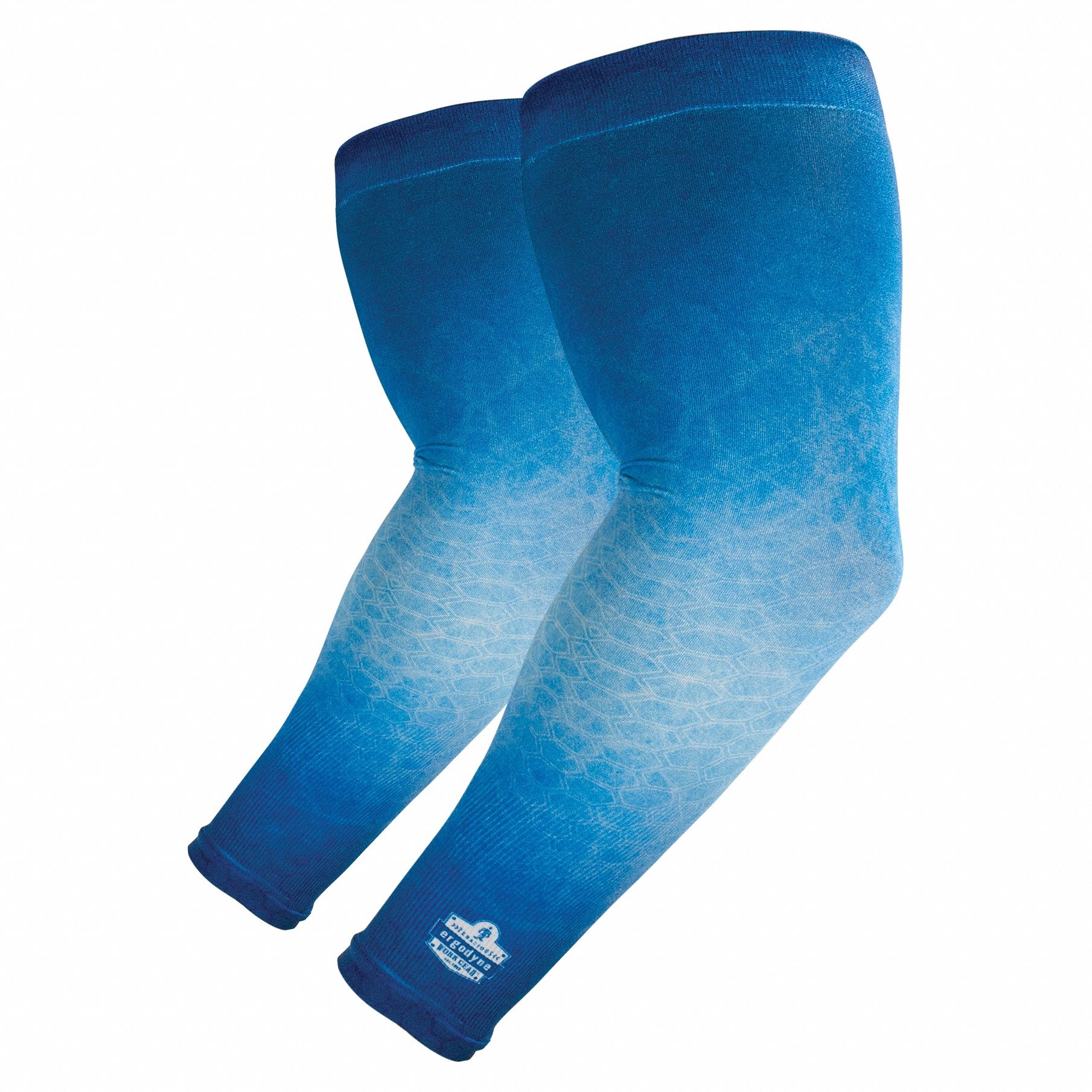 CHILL-ITS BY ERGODYNE, Blue, Polyester/Spandex, Arm Sleeve - 807EJ9|6695 - Grainger