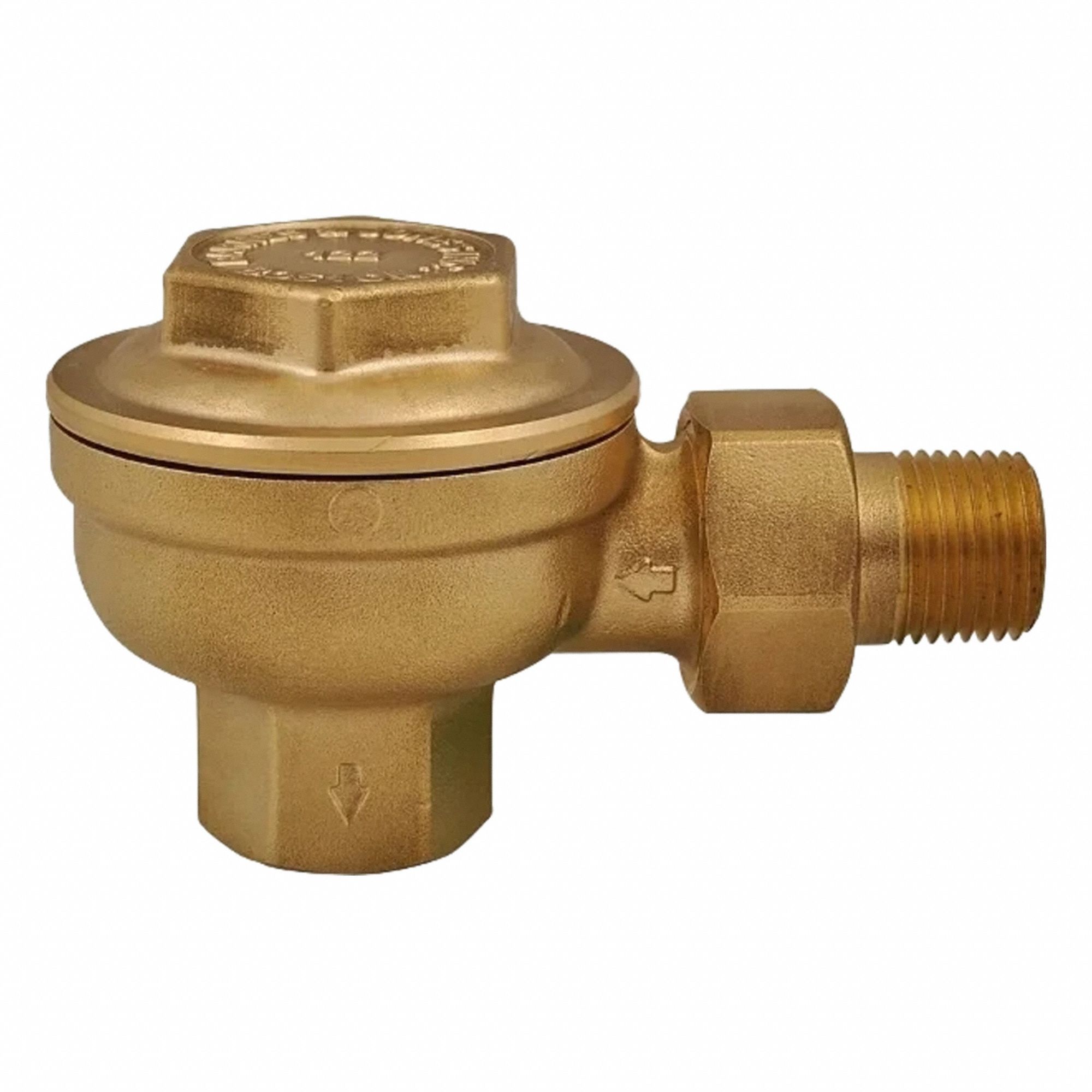 BARNES & JONES Steam Trap: Brass Body - Brass Angle Thermostatic Steam Traps