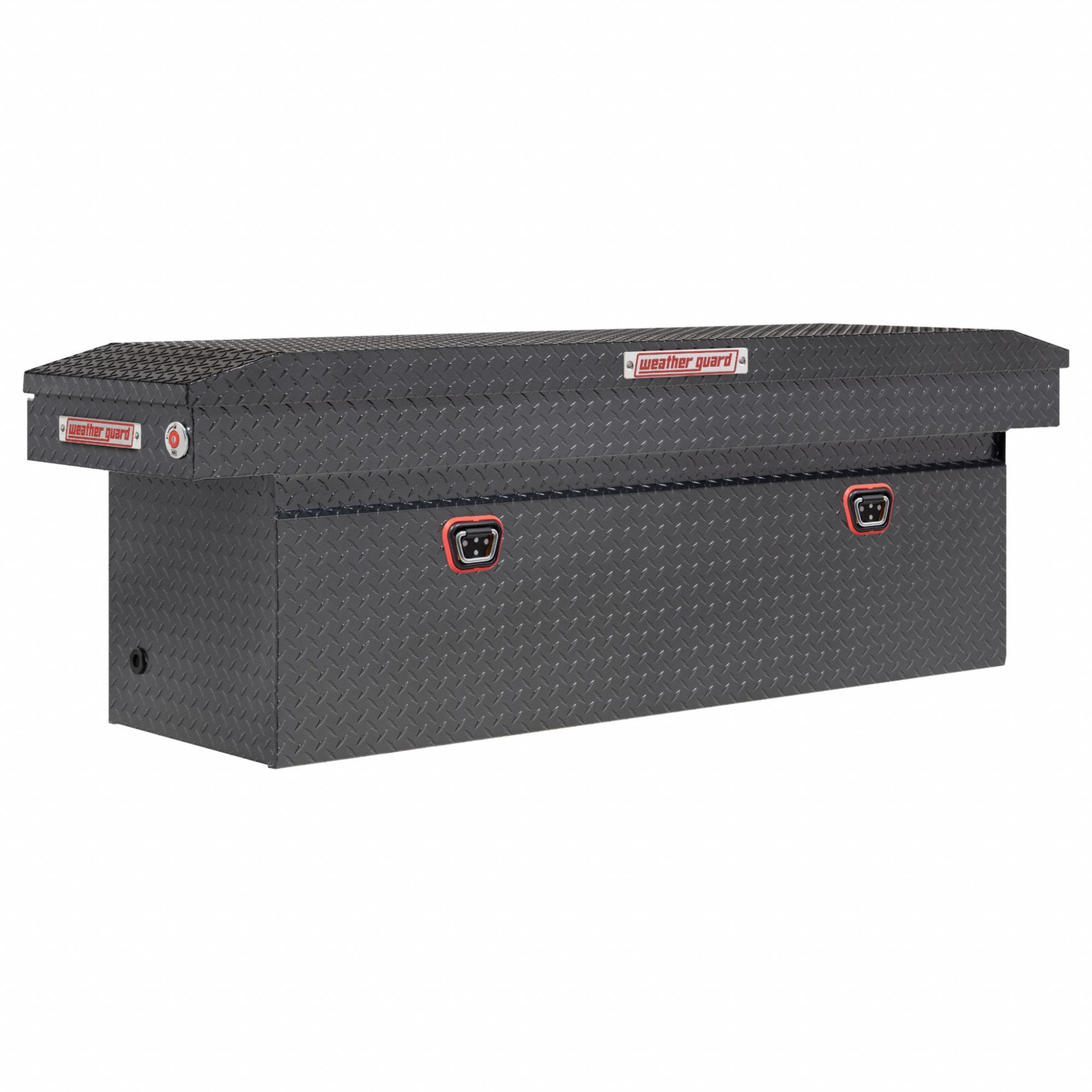 Crossover Truck Box: Crossover Truck Box, Single Lid Lid, 72 in Overall Wd, Aluminum