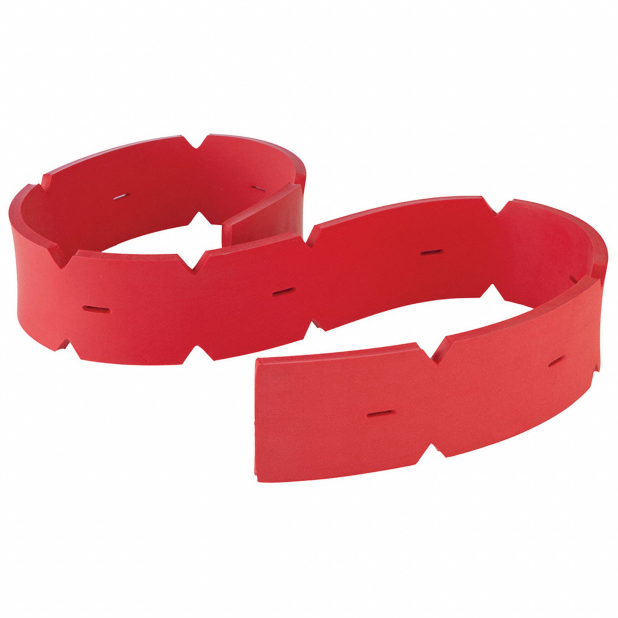 Front Squeegee Blade: Front Squeegee Blade, Polyurethane, 3 7/8 in Overall Wd, Red, 1231845