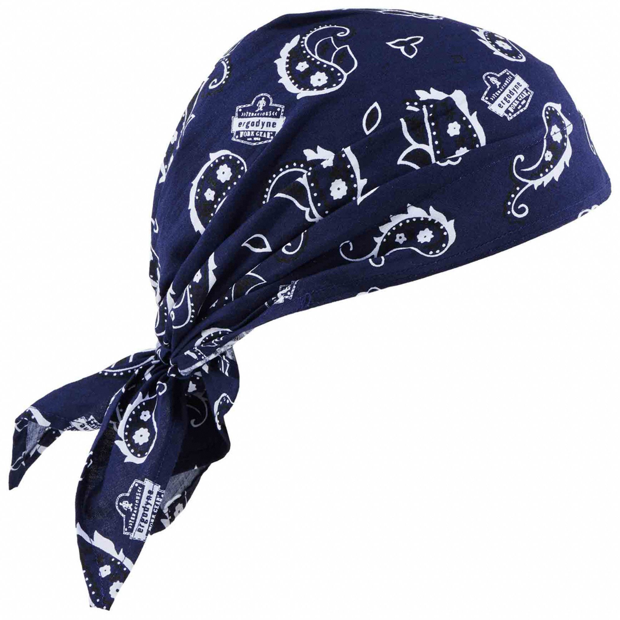 CHILL-ITS 6710 TRIANGLE HAT, NAVY, UNIVERSAL, 9½ X 7 IN, COTTON, ACRYLIC, UP TO 4 HR